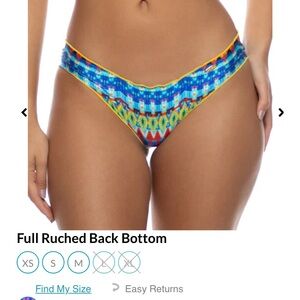 NWT Luli Fama Tribal Beach Bottoms